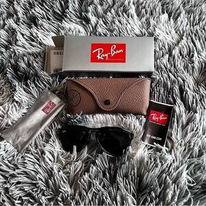 NEW RAY-BAN RB 2219 OLYMPIAN AVIATOR 1305/B1 BLACK AUTHENTIC EYEGLASSES  59-13